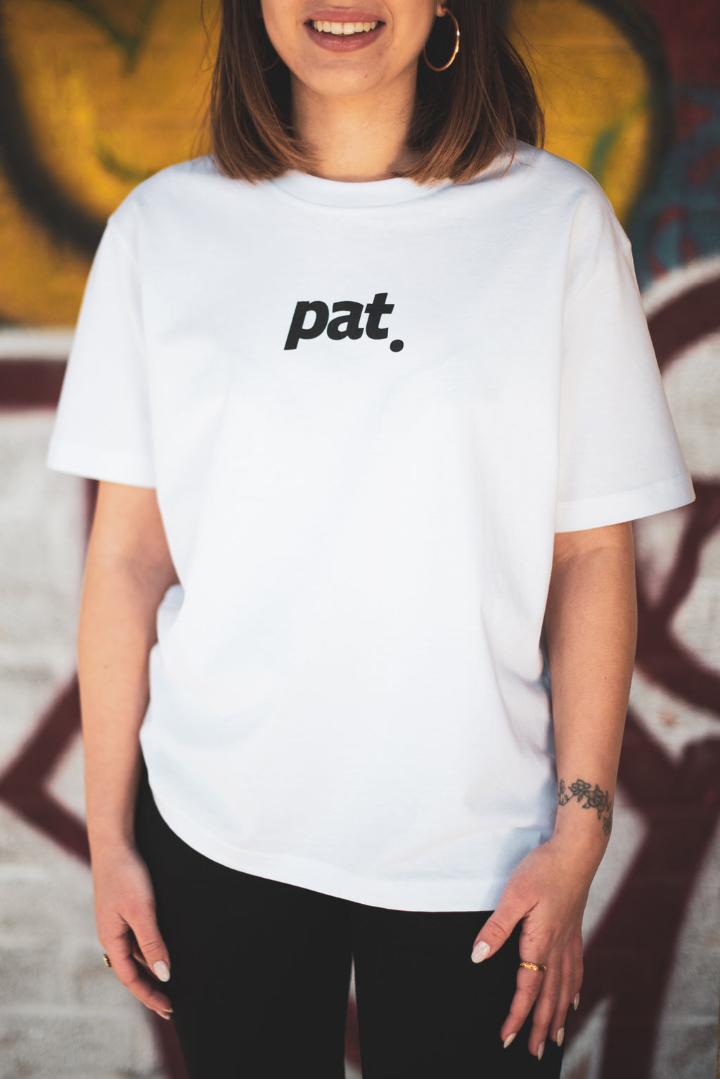 PAT short sleeve T-shirt - white